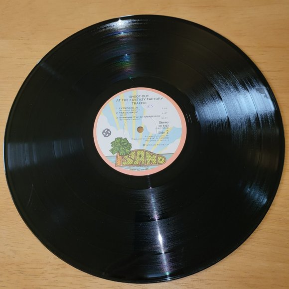 TRAFFIC Shoot Out At The Fantasy Factory LP 1973 Island SW-9323 Rock Jazz LP9 - Picture 6 of 10